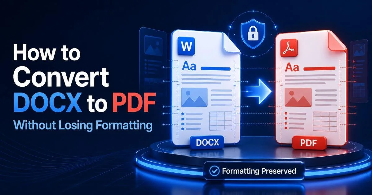 How to Convert DOCX to PDF Without Losing Formatting